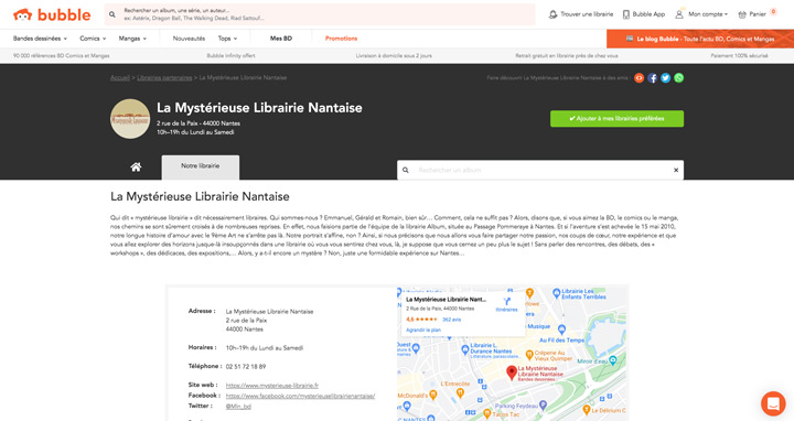 Mysterieuse librairie nantaise